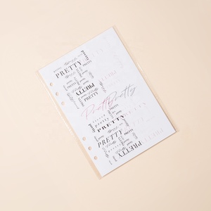 Tùy Chỉnh In 6 Vòng Chất Kết Dính Kế Hoạch Refill Chèn Tùy Chỉnh Cổ Điển Da Tạp Chí A5 Phụ Giấy Tờ In Tạp Chí Và Bút - Product Image 1