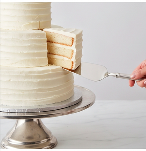 Pelle à gâteau triangulaire en acier inoxydable avec poignée côtelée pour servir des tranches de tarte, idéale pour les fêtes - Product Image 5