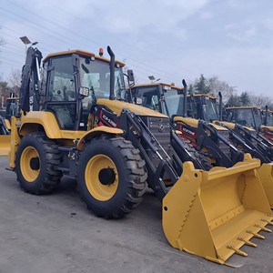 Suministro Directo de Fábrica, Retroexcavadora XC8 S3580, Cargadora de Ruedas con Capacidad de Carga Nominal de 3.5 Toneladas, Excavadora Multifunción con Motor Diésel PLC - Product Image 1