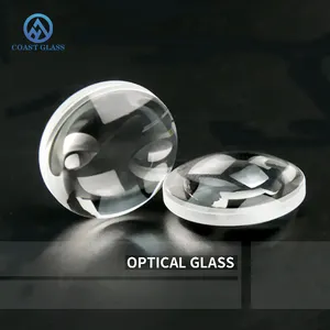 UV kaynaşmış silika 230-1600nm Plano dışbükey lensler optik kuvars cam pencere