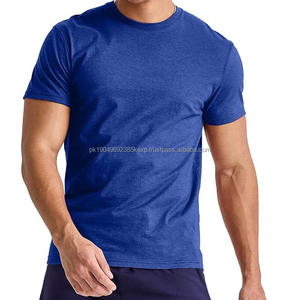 Nouveauté, t-shirt pour homme de qualité supérieure, polyester et coton, col rond, service OEM, t-shirts pour homme personnalisés - Product Image 1