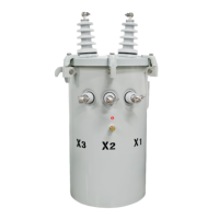 Transformateur monophasé monté sur poteau 450 KVA 22 KV, certifié GOST/CE, conception ignifuge pour l'électrification rurale intensivement utilisée