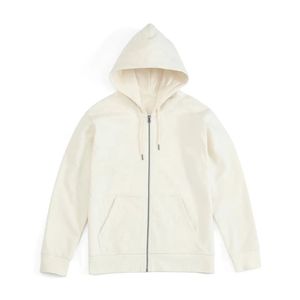 OEM 2026 Sweat-shirts à capuche zippés tendance pour hommes, avec fermetures éclair, couleur unie personnalisée, unisexe - Product Image 1