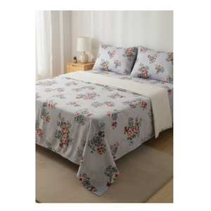 Proveedor Reconocido que Vende Juego de Sábanas de Poliéster Estampado de 4 Piezas con Diseño Atractivo y Calidad Estándar a Precios Directos de Fábrica - Product Image 1