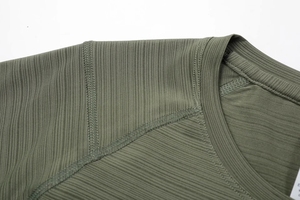 Men's Quick Dry Performance Gym T-Shirt 89% Polyester 11% Elastane Moisture Wicking Athletic Training Top - Product Image 4