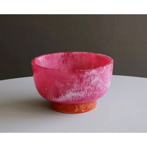 Vaisselle en résine faite à la main, bols à dessert, vaisselle de table, ustensiles de cuisine minimalistes, bol à fruits, design moderne pour les fêtes, directement de l'usine - Product Image 1