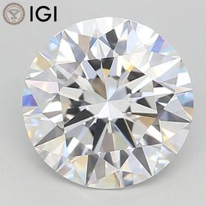 Élégant 1.30 CT. CVD Lab Grown Round Brilliant Cut Diamond D VVS2 Clarity 7.00 MM IGI Certified Luxury Jewelry Loose Diamonds - Product Image 1
