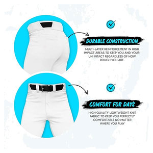 Essentials <b>Baseball</b> Pants Pro Fit Athletic Performance Anti Slip Waistband Durable Stretch Comfort Youth Adult <b>Baseball</b> Uniform - Product Image 3