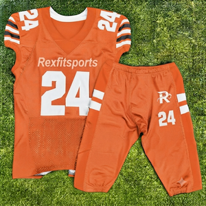 Uniforme de football personnalisé pour les clubs Uniforme de football américain pour les écoles Uniforme de football pour les universités Maillot de football d'équipe - Product Image 4