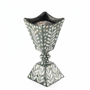 Elegante Quemador de Incienso Árabe de Madera con Incrustaciones de Madreperla, para Ramadán, Eid, Festividades, Estilo Oriental Moderno, Hecho a Mano, Mabkhara y Mubkhar - Product Image 2