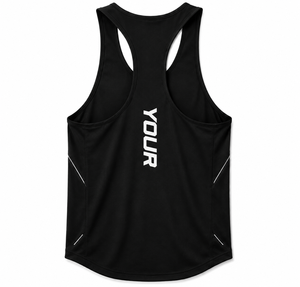 Camiseta sin Mangas de Secado Rápido de Primera Calidad para Hombre, Cuello Redondo, Chaleco Deportivo, Logotipo Personalizado, Camiseta de Alta Calidad para Hombre - Product Image 4