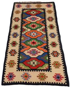 Handmade Antique Kilim Dhurrie Rug Flat Weave Vibrant Multicolor Vintage Boho Area <b>Set</b> Turkish Woolen Eco-Friendly Anti-Slip Pet - Product Image 1