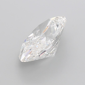 เพชรรูปไข่ขนาด 10.27 มม. สี F ความสะอาด VVS2 เพาะเลี้ยงในห้องปฏิบัติการ เป็นมิตรต่อสิ่งแวดล้อม ขัดเงาด้วยมือในอินเดีย สำหรับทำเครื่องประดับ แหวน ต่างหู - Product Image 2
