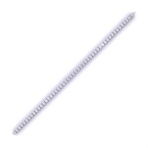 18K White Gold Plated CZ Diamond Tennis Bracelet Single Row <b>Round</b> Cut 4 Prong Setting Luxury Women Bracelet Wholsale - Product Image 3