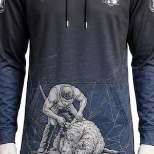 Sweat à capuche long haut de gamme avec logo personnalisé OEM ODM, doublure en laine de mouton, vente en gros directe usine - Product Image 5