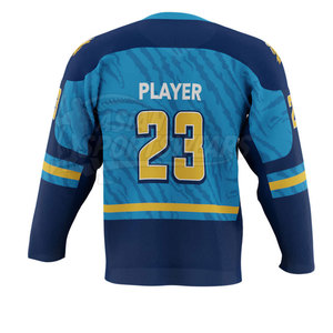 Jersey de hockey sobre hielo con control avanzado de la humedad, tela de alto rendimiento que mantiene la ropa seca, a bajo precio. - Product Image 3