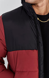 Fully Customized Men's Waterproof Canvas Puffer <b>Jackets</b> Polyester Wadding Filled Winter DDP Shipping - Product Image 3