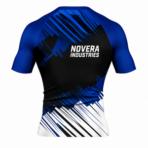 Créez votre ensemble d'entraînement MMA personnalisé : Rashguard imprimé sur mesure en tissu extensible confortable pour BJJ, Jiu Jitsu, Kickboxing et Gym - Product Image 4