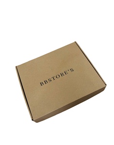 Vietnam Manufacturer's Recycled <b>Materials</b> Corrugated Paper Self Erecting Carton Box 30*25*6 Size Flexo Logo Print Clothes - Product Image 1