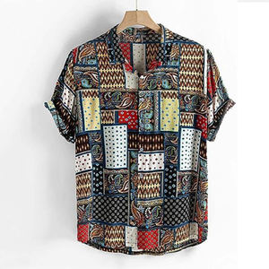 เสื้อฮาวายผู้ชายแฟชั่นใหม่ราคาถูกจากโรงงาน คุณภาพพรีเมียม รับสกรีนโลโก้/สีตามสั่ง กำลังเป็นที่นิยม ขายดี - Product Image 6