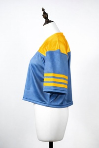 Camiseta de fútbol americano unisex de manga corta con cuello redondo, corte holgado y ajuste delgado, personalizada al por mayor - Product Image 2