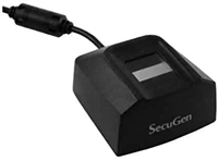 Escáner de Huellas Dactilares Hamster Pro 20 Ultracompacto Reacondicionado, Alta Calidad de Imagen, Interfaz USB, 600X600 Dpi, Secugen Cloud