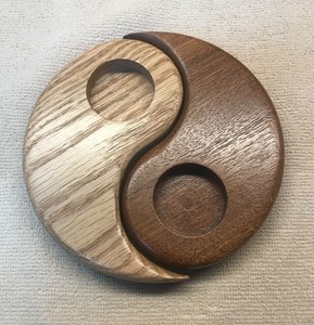 Portavelas de madera con forma de corazón para el hogar, bodas, eventos, regalos, vela personalizada en forma de tazón para uso en mesa y aromaterapia - Product Image 3