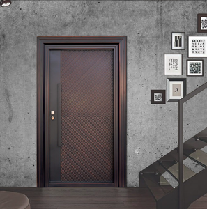 Puerta de Seguridad Exterior de Acero Inoxidable de Diseño Artesanal Personalizado, Puerta Principal Exterior para Villa, Entrada Frontal con Acabado Duradero - Product Image 4