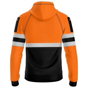 Wholesale High Visibility Construction Security Hot Sale Safety Hoodie <b>Hi</b> <b>Vis</b> Reflective Safety Hoodies - Product Image 2