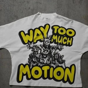 Camiseta Corta Personalizada de Algodón 100% de Alto Gramaje, Oversize, con Estampado DTG, Gráficos Hip Hop, Ajuste Ajustado y Cuadrado para Hombre - Product Image 5