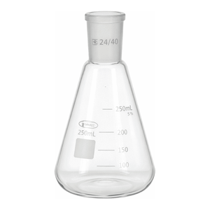 ขวดเออร์เลนเมเยอร์แก้วบอโรซิลิเกต 1000 มล. ASTM 24/40 หรือ DIN 24/29 สำหรับการศึกษาและห้องปฏิบัติการ - Product Image 3