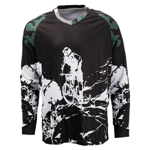 Custom Logo Motorbike Racing Jersey, Durable, Quick-Dry, And Flexible Material For Racing Teams Men <b>Shirts</b> - Product Image 1