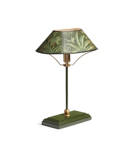 Botanical Canopy Metal Table <b>Lamp</b> with Nature Inspired Shade Premium Iron Construction Warm Ambient Lighting for Luxury Homes - Product Image 2
