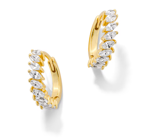<b>Hoops</b> Earrings Diamond Earrings Gold and <b>Silver</b> Earrings Natural and Lab Grown Diamonds Earrings <b>Hoops</b> Fine Jewelry for Women - Product Image 1