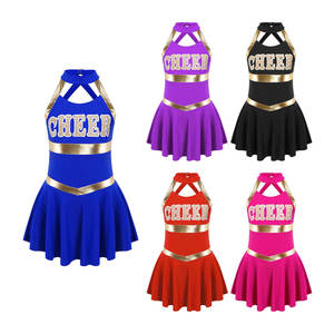 Uniforme de Animadoras Unisex de Alta Calidad, Ropa de Equipo para Mujer, Conjuntos con Pedrería, Tela Elástica Premium Transpirable - Product Image 4