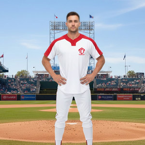 Uniforme de Béisbol Más Vendido, Conjunto de Ropa Deportiva, Diseño Personalizado, Estilo Profesional, Poliéster, Colores Personalizados, Logotipo, Alta Calidad - Product Image 6