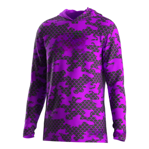 Vêtements de pêche pour adultes sur mesure en gros, manches longues, protection solaire UPF50+, sweat-shirt de pêche pour hommes - Product Image 2