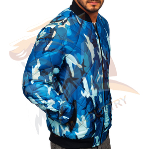 Hot Selling Custom Logo Embroidered Bomber Winter Jacket High Quality <b>Waterproof</b> <b>Warm</b> Bomber Winter Jacket - Product Image 2