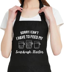 <b>Funny</b> Waterdrop Resistant <b>Aprons</b> <b>for</b> <b>Women</b> with 2 Pockets, Adjustable Bib Chef Kitchen <b>Apron</b> <b>for</b> Cooking Baking - Product Image 1