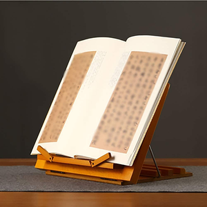 Support <span class=keywords><strong>de</strong></span> lecture pliable en bois <span class=keywords><strong>de</strong></span> hêtre, couleur bois naturel, portable, <span class=keywords><strong>pour</strong></span> livres <span class=keywords><strong>de</strong></span> <span class=keywords><strong>cuisine</strong></span>, écriture, calligraphie, classeur <span class=keywords><strong>de</strong></span> livres, étagère <span class=keywords><strong>pour</strong></span> la <span class=keywords><strong>cuisine</strong></span> - Product Image 6
