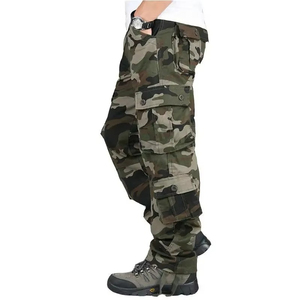 Pantalon cargo en velours côtelé léger et confortable pour homme, taille élastique, élégant, pour la randonnée et l'alpinisme - Product Image 6