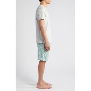 Organic Cotton <b>Men</b> <b>Pajamas</b> <b>Set</b> Stretchy Short Nightwear Suit Comfortable Sleepwear <b>Set</b> for <b>Men</b> Casual Home Wear - Product Image 4