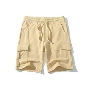 Nouvel article tendance : Short cargo décontracté et ample pour homme, 100 % coton, respirant et écologique - Product Image 3