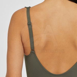 Women One Piece Swimsuit <b>Tummy</b> <b>Control</b> High Cut Monokini Swimwear Sexy Backless One Piece Swimsuit - Product Image 3