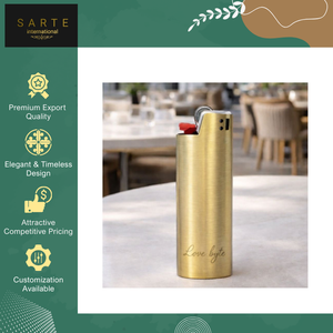Premium Quality Made in India Best Quality Luxury Design Brass Waterproof Eco-Friendly Durable Magnetic Cigarette <b>Lighter</b> Case - Product Image 5