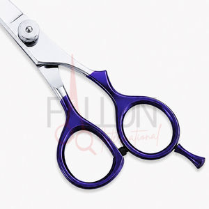 Tijeras de Peluquería Profesionales, Tijeras para Cortar Cabello de Acero Inoxidable, Tijeras de Salón con Mango Morado, Tijeras de Peluquería - Product Image 4
