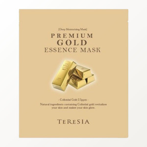 Masque facial coréen K-Beauty Tereusia Premium Gold Essence, lot de 10 masques, fabriqué en Corée - Product Image 4