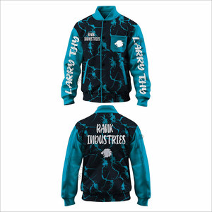 เสื้อแจ็คเก็ตฤดูหนาวสำหรับผู้ชาย ผลิตจากโรงงานโดยตรง ดีไซน์ Letterman  แบบติดกระดุมด้านหน้า ผลิตจากผ้าฟลีซที่เป็นมิตรกับสิ่งแวดล้อม ระบายอากาศได้ดี เหมาะสำหรับกิจกรรมกลางแจ้ง/ในร่ม - Product Image 5