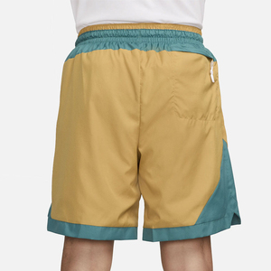 Shorts de baseball confortables pour hommes, couleur unie, séchage rapide, respirants, en toile de coton, taille élastique, logo imprimé - Product Image 2