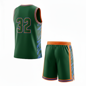 Wholesale Blank Design Men Kids Reversable Basketball Uniform Sublimation Logo Custom Basketball Jersey Set - Product Image 3